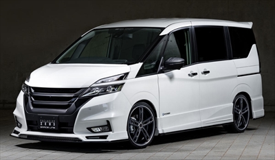 セレナ C27 ハイウェイスター 前期 GRACE LINE ボンネットスポイラー 塗装済 QAB/ブリリアントホワイトパール | Autostyle