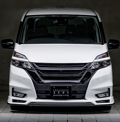 セレナ C27 ハイウェイスター 前期 GRACE LINE ボンネットスポイラー 塗装済 QAB/ブリリアントホワイトパール | Autostyle