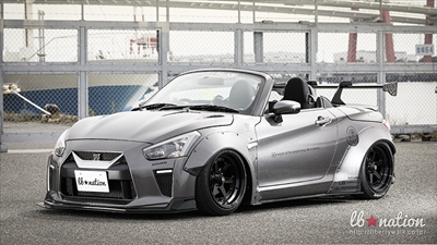 コペン ローブ LA400K lb☆nation GT-K Ver.1(GTウイング) complete body kit  (オーバーフェンダー有りタイプ) | Autostyle